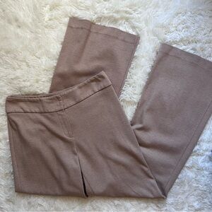 New York & Company Beige Soft Wide Leg Trouser